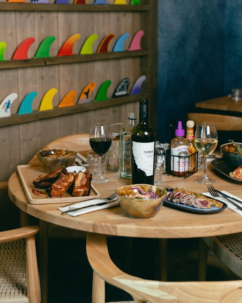 Table au restaurant Little Big Shack
